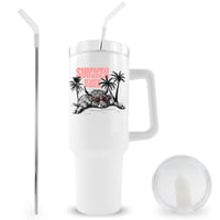 Image 2 of Summer Vibes Cow 40 Ounce