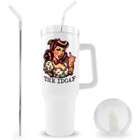 Image 1 of IDGAF 40 OUNCE GLITTER OMBRE