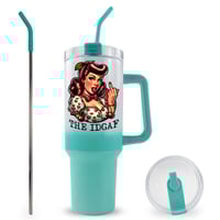 Image 2 of IDGAF 40 OUNCE GLITTER OMBRE