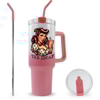 Image 3 of IDGAF 40 OUNCE GLITTER OMBRE