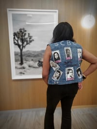 SCBC Hand Painted "Black Excellence" Denim Vest
