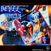 Devil May Cry - Nevan Solo - Floppy Disk Charm - Dante Sparda