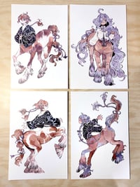 Image 1 of Feathered Print Set