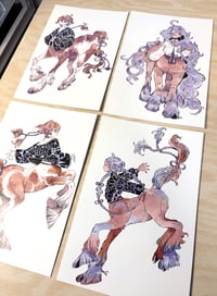 Image 2 of Feathered Print Set