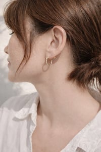 Image 9 of Serpent Whisper Huggie Earring