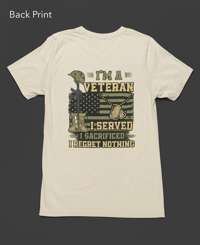 Image 3 of I'm A Veteran Tee