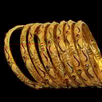 Image 2 of Aarna Gold Bangle 