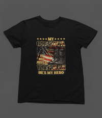 Image 2 of My Grandpa Veteran Youth Tee