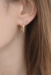 Image 7 of Serpent Whisper Huggie Earring