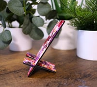 Image 3 of Handmade Cellphone Stand/Dock, flowers, floral, iPhone, Samsung, android, gift, holder, phone