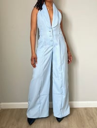 Image 3 of Halter Blazer Jumpsuit