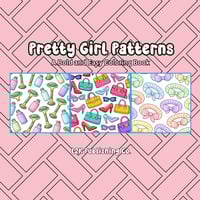 Image 1 of Pretty Girl Patterns: Bold & Easy Coloring Book