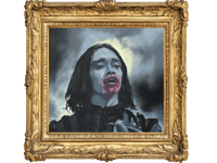 Image 1 of Count Dracula - Original Oil Pastel Painting | Gothic Fine Art