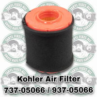 Image 2 of MTD Air Filter with Pre Filter 737-05066, 937-05066