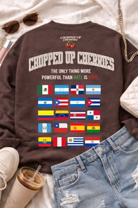Image 2 of Chopped Up Cherries Latin Vibes crewneck