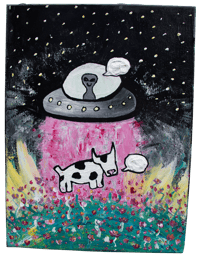 “ALIEN ABDUCTION” A3 PRINT