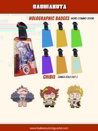 Image 1 of Holographic Gachiakuta Badges