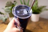 Image 4 of Handmade Sea Turtle Stainless Steel 20oz Tumbler, hot, cold, tropical, cup, straw, gift, stanley