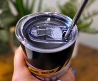 Image 3 of Handmade True Crime Junkie Stainless Steel 20oz Tumbler, drink, hot, cold, stanley, cup, show