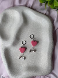 Image 4 of Valentines Heart Macaroons Earrings 