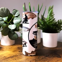 Image 3 of Handmade Fisherman 20oz Stainless Steel Tumbler, hot, cold, fish, dad, men, fishing, cup, drink