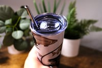 Image 4 of Handmade Fisherman 20oz Stainless Steel Tumbler, hot, cold, fish, dad, men, fishing, cup, drink