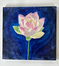Opening of the Lotus Original Oil Painting