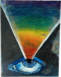 Image 2 of Envision Balance! (Rainbow Chakras) Original Painting