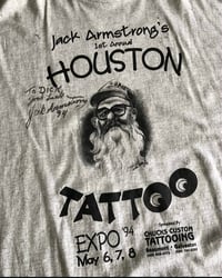 Image 1 of Jack Armstrong signed XXL T shirt, ‘94