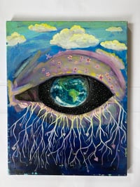 Image 2 of Within the Eye of Love Original Oil Painting