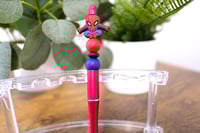 Image 3 of Fun and Colorful Handmade Beaded Pens, writing, journaling, black ink, ball point, beads, charms