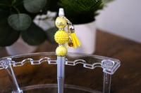 Image 5 of Fun and Colorful Handmade Beaded Pens, writing, journaling, black ink, ball point, beads, charms