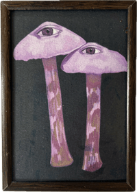 Image 1 of Mushrooms are Conscious- Framed Print