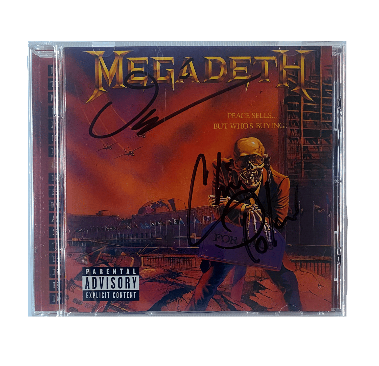 Image of MEGADETH - Peace Sells But Whos Buying - SIGNED CD David / Chris