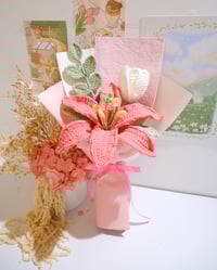 Image 2 of Coral Lily Bouquet