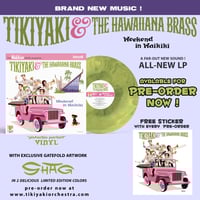Image 2 of (Pre-ORDER)Tikiyaki & the Hawaiiana Brass -"Raspberry Swirl" and "Pistachio Parfait” Vinyl LP
