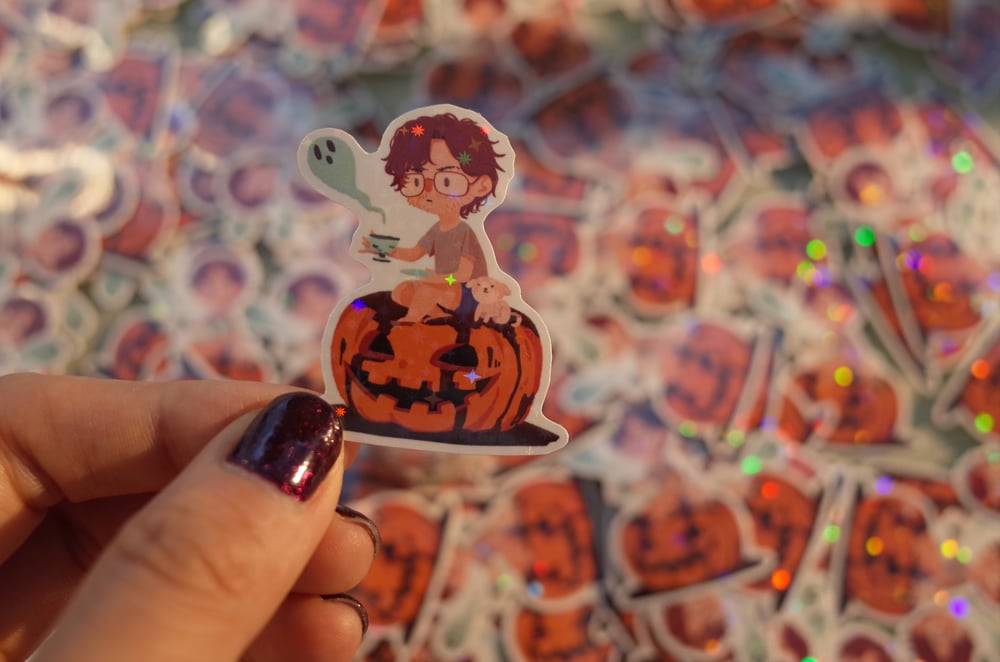 Image of Hannigram stickers (Pair) | Waterproof Viny Holo Star 