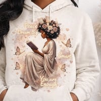 Image 4 of  Dream Big Inspirational Black Woman Reading PNG for Sublimation and Crafts (DIGITAL DOWNLOAD)