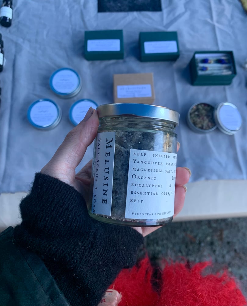 Image of Melusine Kelp, Rosemary & Eucalyptus Salt Scrub