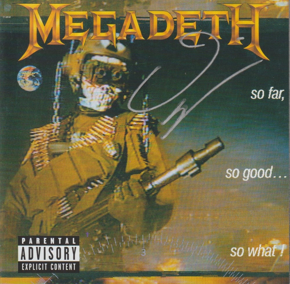 Image of MEGADETH - So Far, So Good... So What? - SIGNED CD
