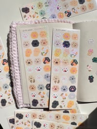 Image 1 of Cat Paws Sticker Sheet