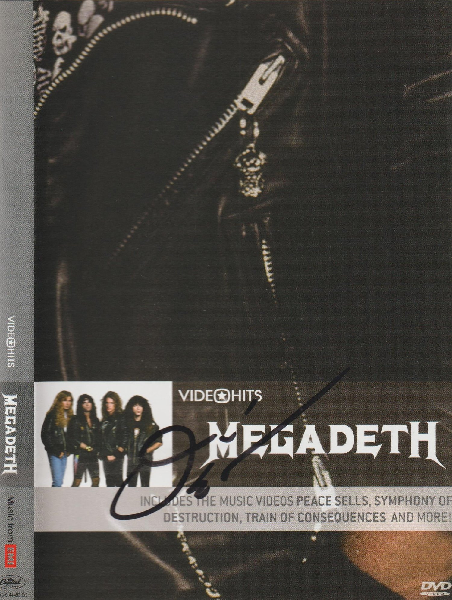 Image of MEGADETH - Video Hits - SIGNED DVD