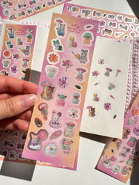 Image 1 of Fairy Forest Clear Sticker Sheet