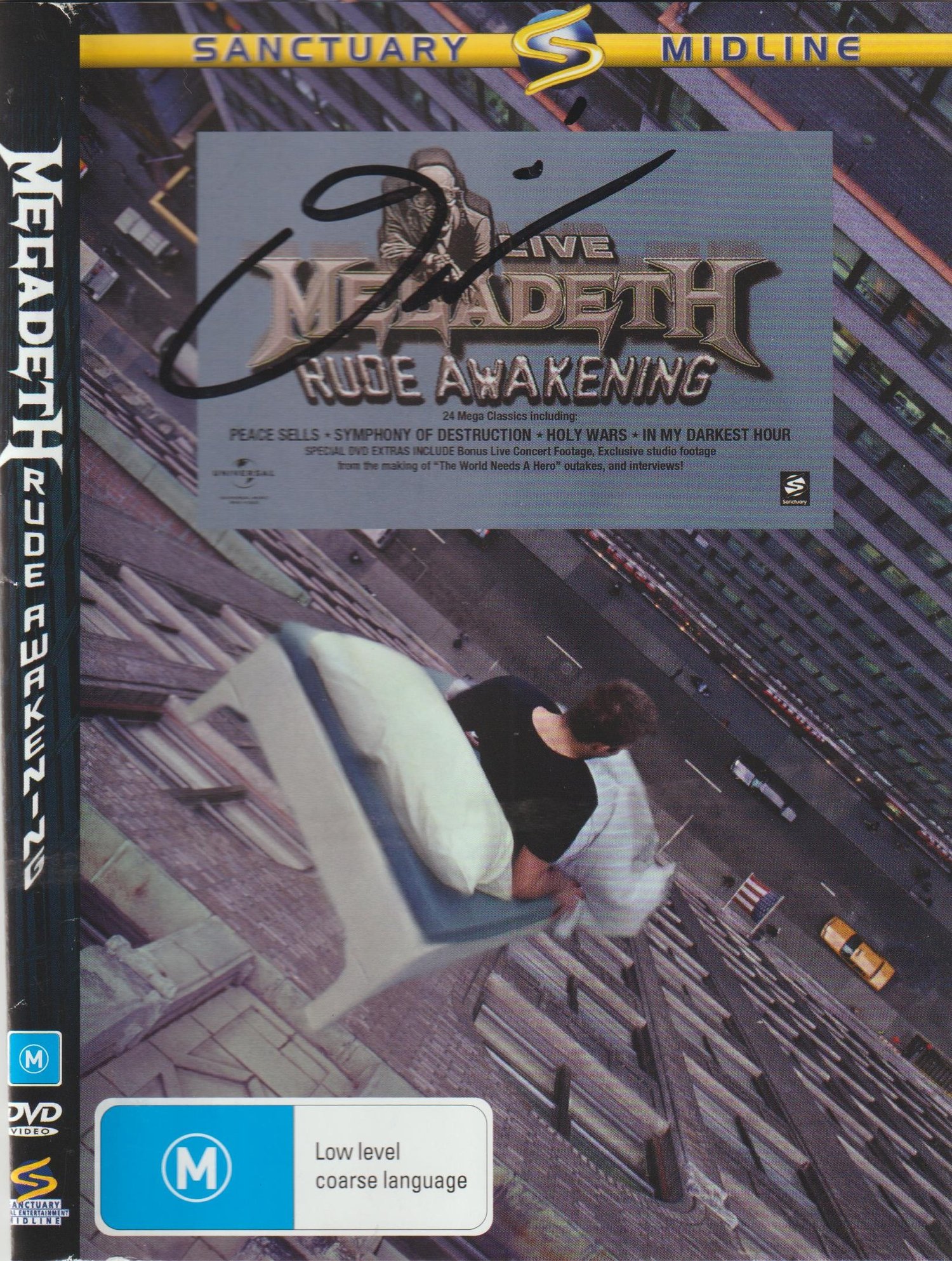 Image of MEGADETH - Rude Awakening - SIGNED DVD