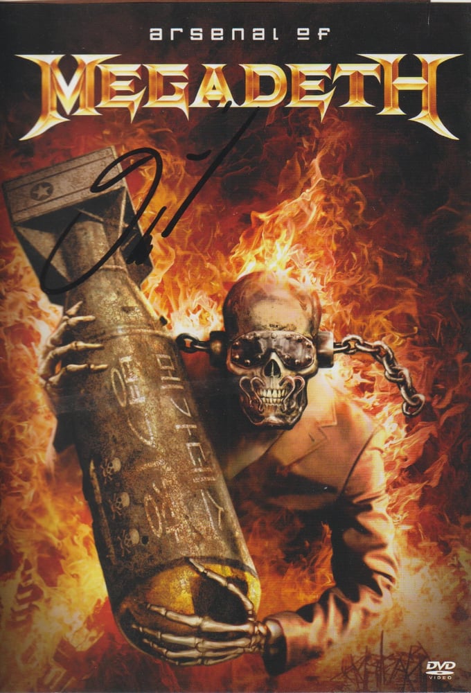Image of MEGADETH - Arsenal Of Megadeth - SIGNED DVD