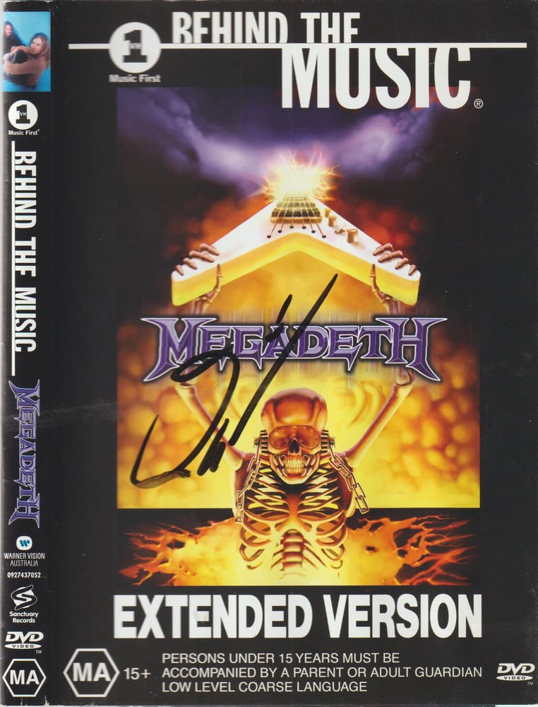 Image of MEGADETH - Behind The Music - SIGNED DVD