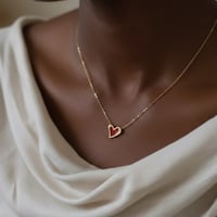 Image 4 of Crimson Heart Necklace