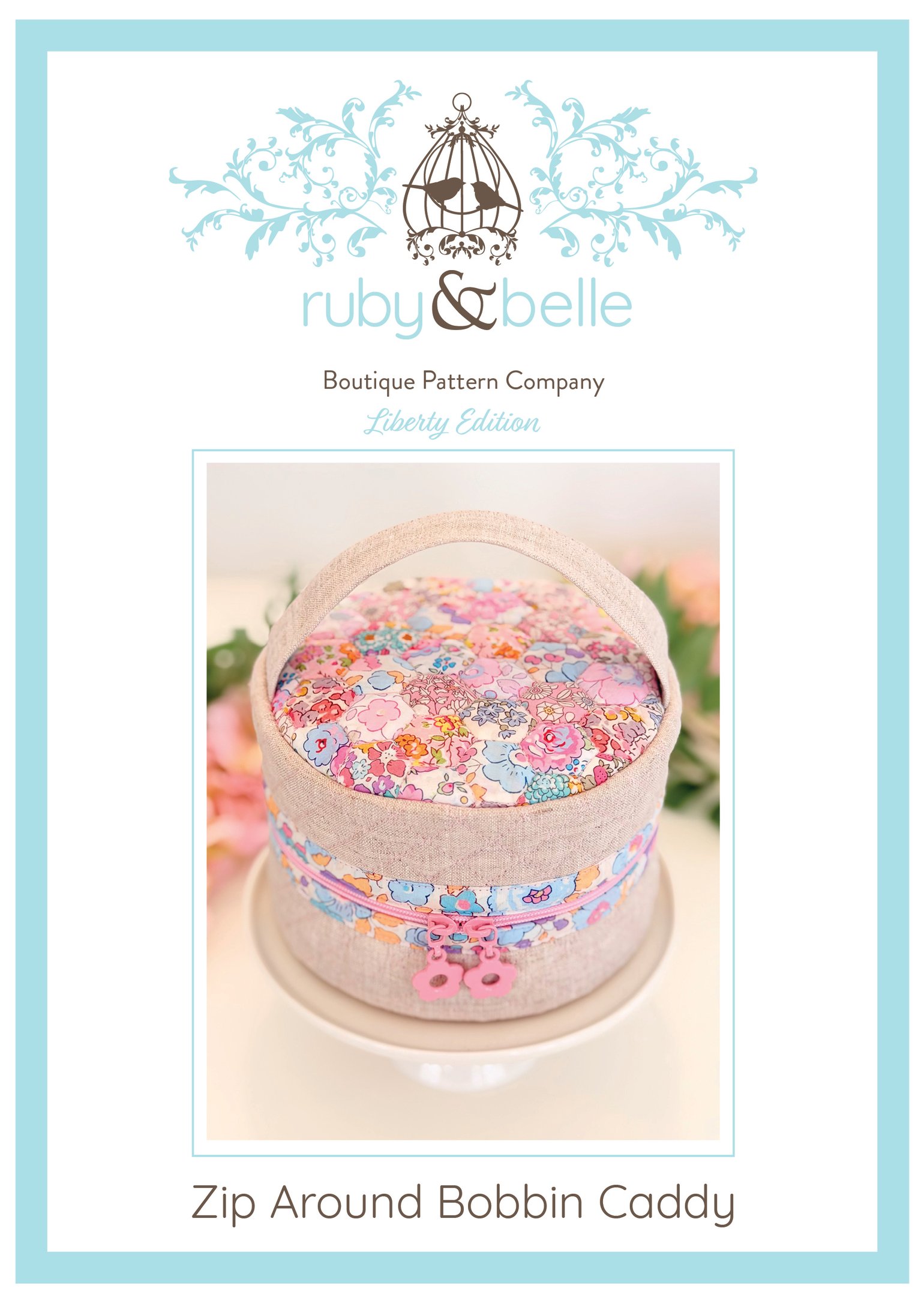 Image of Zip Around Bobbin Caddy - Liberty Edition - Paper Pattern 