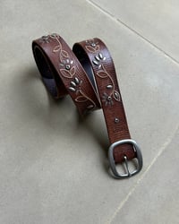 Image 1 of FOSSIL LEATHER BELT