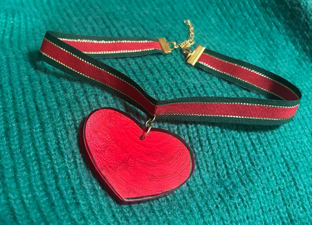 Image of Love heart choker